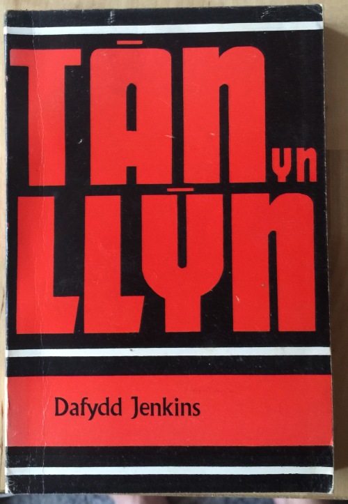 My copy of the book "Tân yn Llyn" by Dafydd Jenkins, which I bought in 1986.